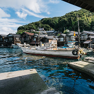 伊根の港の風景